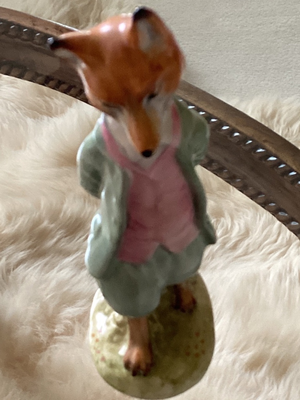 Precious Vintage Beatrix Potter “Foxy Whiskered Gentleman” Figurine